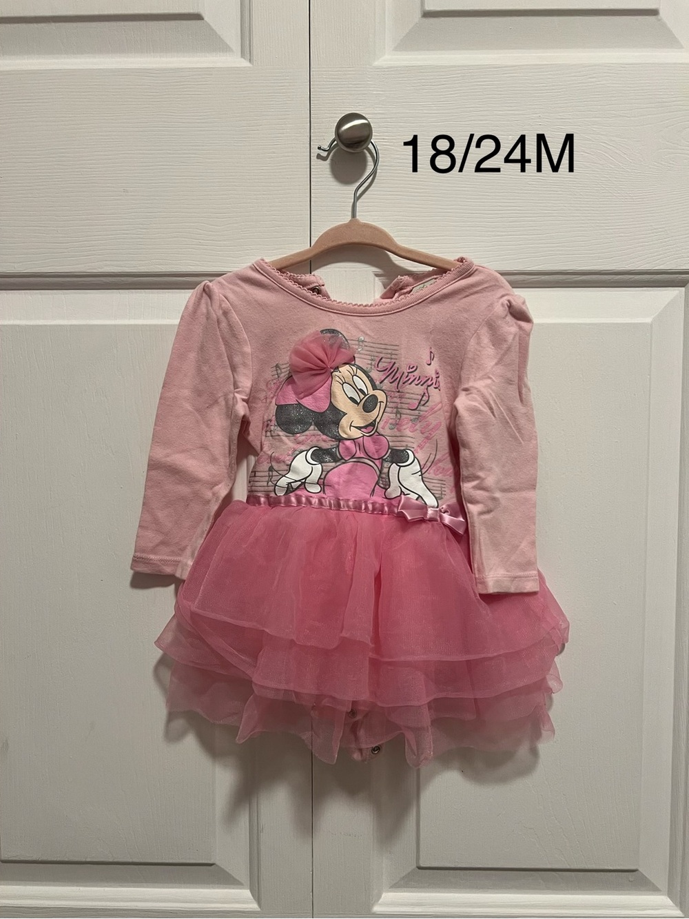 Disney Pink Minnie Mouse Tulle Tutu Dress